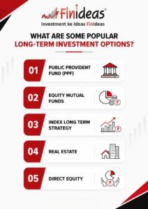 What are the some popular long-term investment options